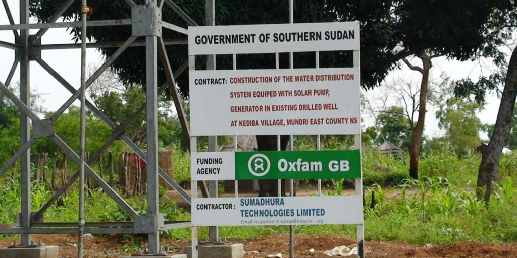 Solar-Powered Water Distribution System in Kediba Village Mundri East County